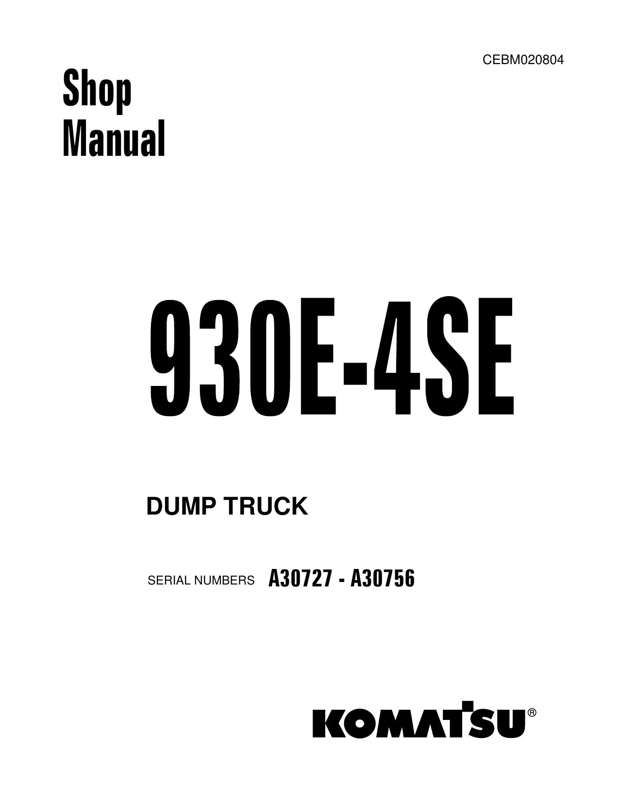 930E-4SE Shop Manual (4)